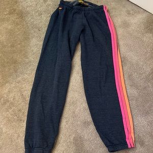 Aviator Nation 5 Stripe Sweatpants! Size M!